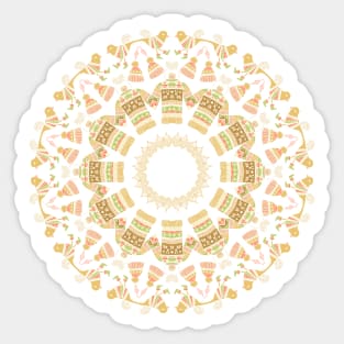 Winter  Holiday Mandala Sticker